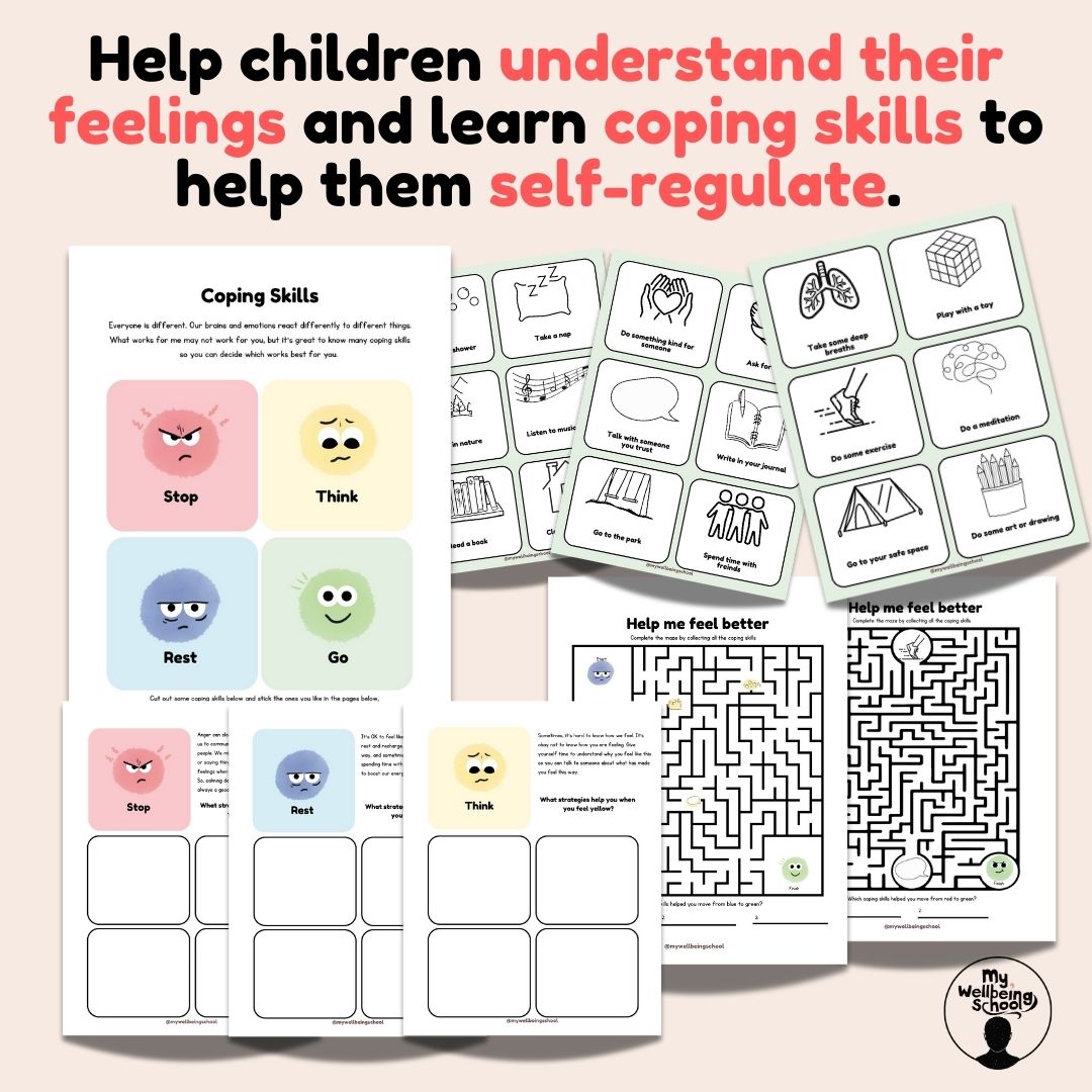 Emotional Regulation Worksheets For Kids